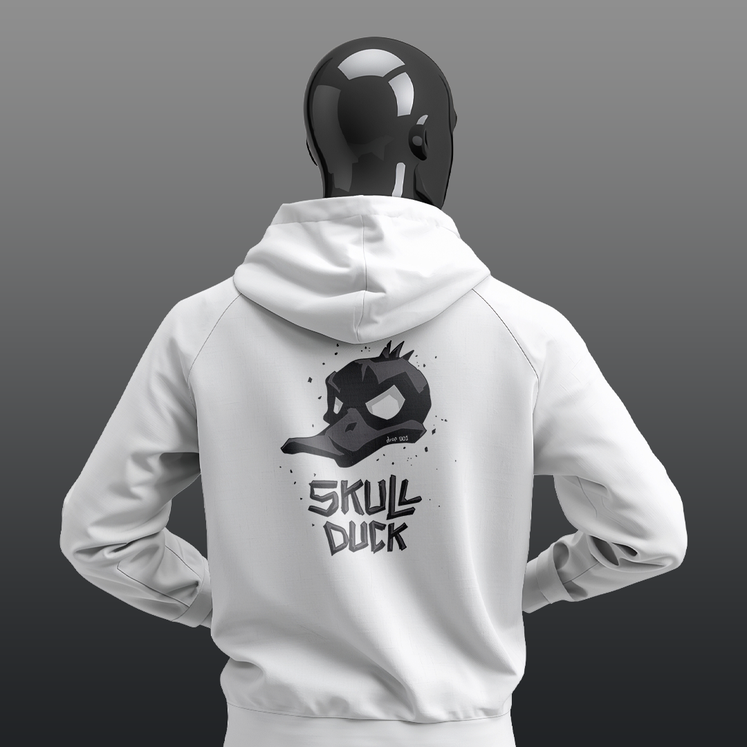 Skull Duck | Unisex Hooded Sweatshirt | Drop 001 - Week 01