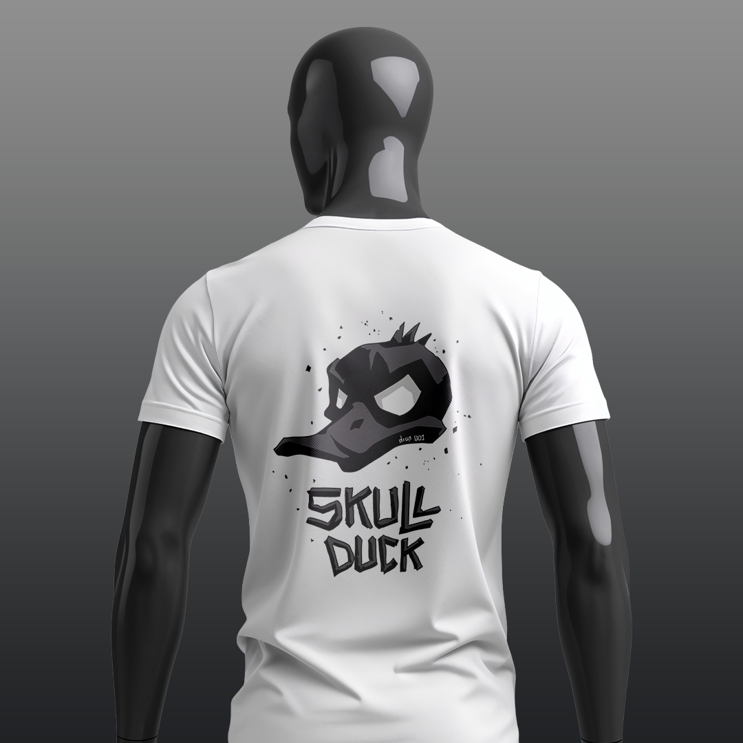 Skull Duck | Unisex Cotton Tee | Drop 001 - Week 01